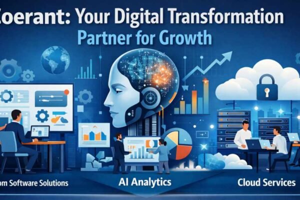 Coerant logo showing digital innovation and AI-powered solutions