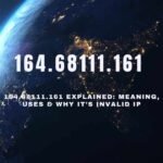 164.68111.161 explained as an invalid IP address with technical analysis