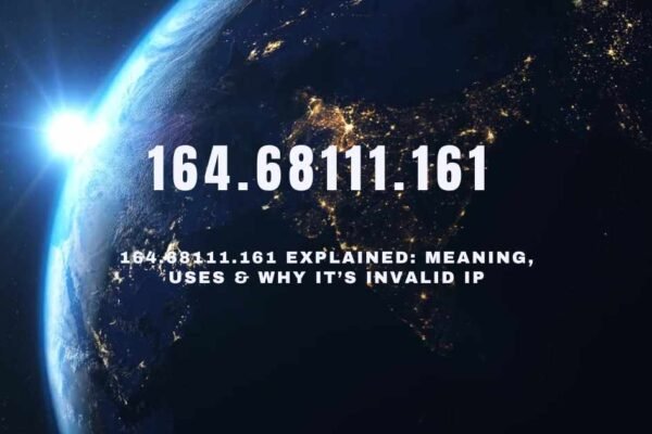 164.68111.161 explained as an invalid IP address with technical analysis