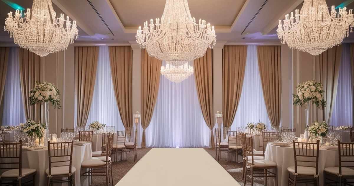 Warm dim lighting creating a calm evening atmosphere indoors