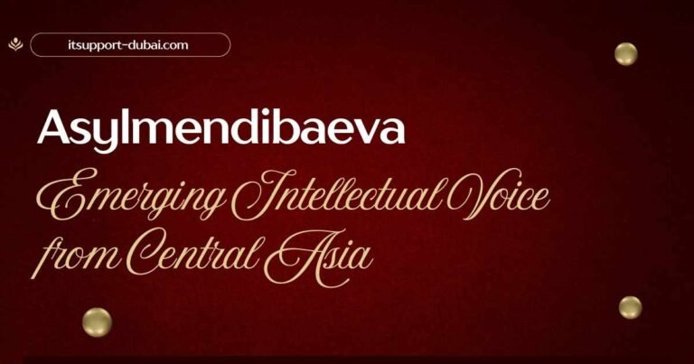 Asylmendibaeva emerging intellectual voice from Central Asia