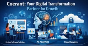 Coerant logo showing digital innovation and AI-powered solutions