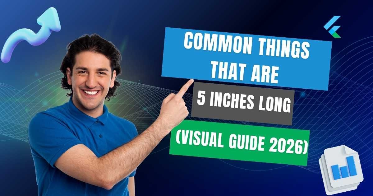 common things that are 5 inches long shown for size comparison