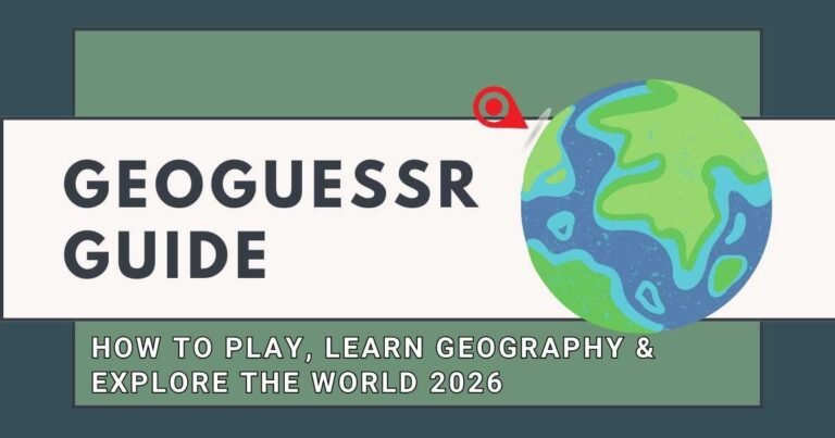 GeoGuessr gameplay showing random location and world map guessing