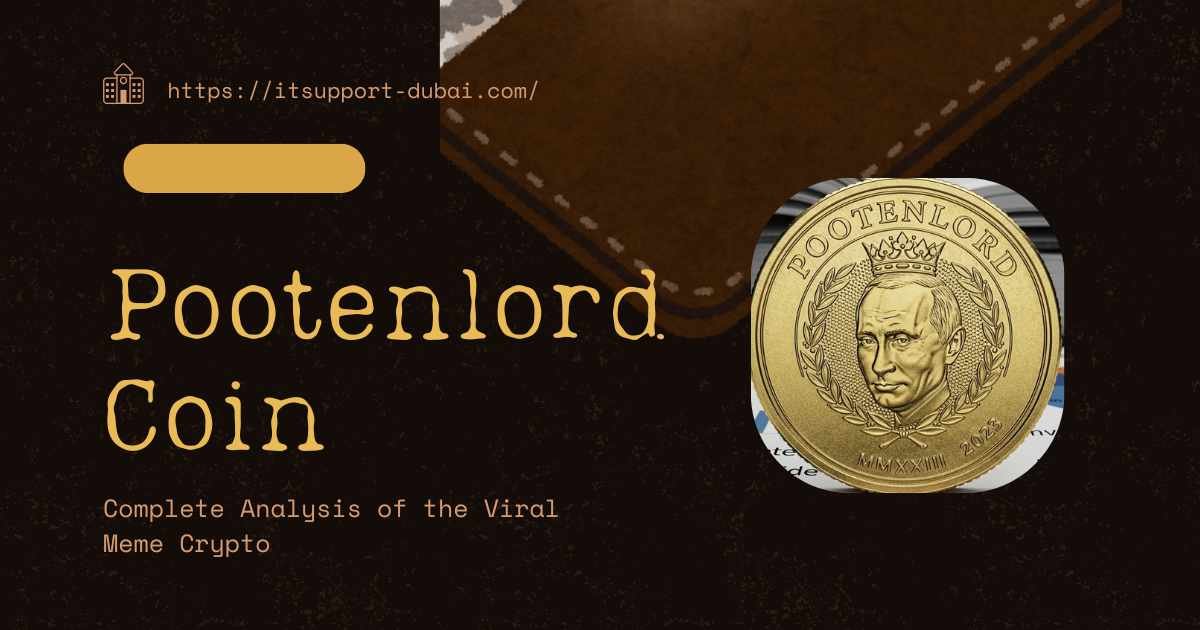 Pootenlord Coin meme cryptocurrency project overview illustration