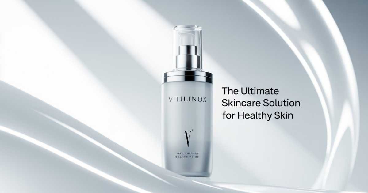 Vitilinox skincare product offering hydration and nourishment for long-term skin health.