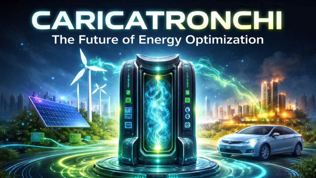 Caricatronchi system optimizing energy flow and reducing waste